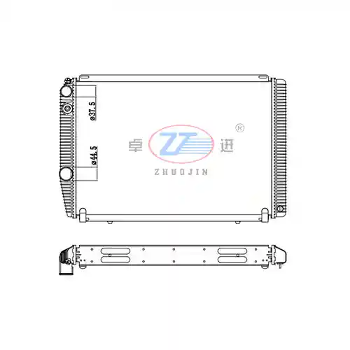 Zw40 Radiator Engineering vehicle radiator manufacturer in China