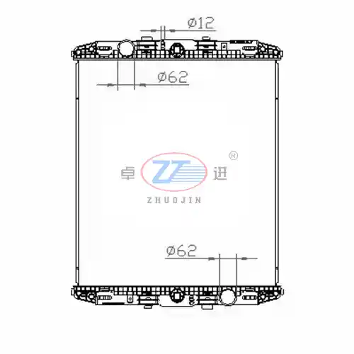 Engine radiator factory in China